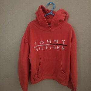 Tommy Hilfiger Red Fleece Hoodie